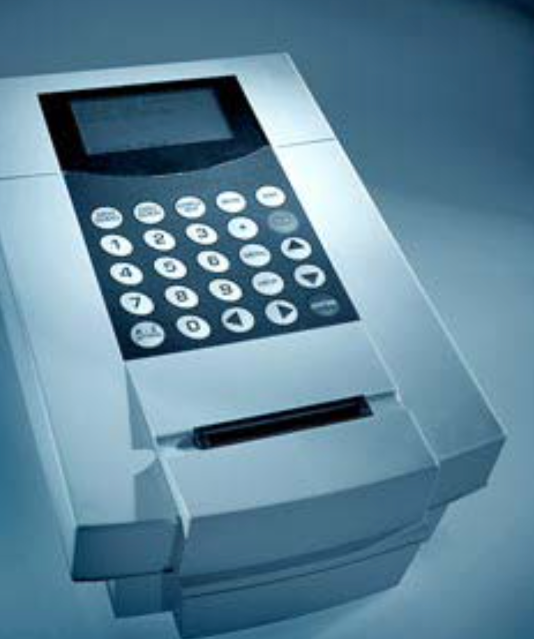 pantalla de visualización y teclado de control domótico